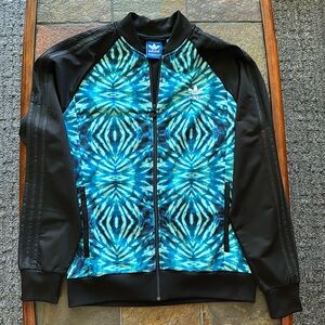 Vintage Tie Dye Adidas Jacket